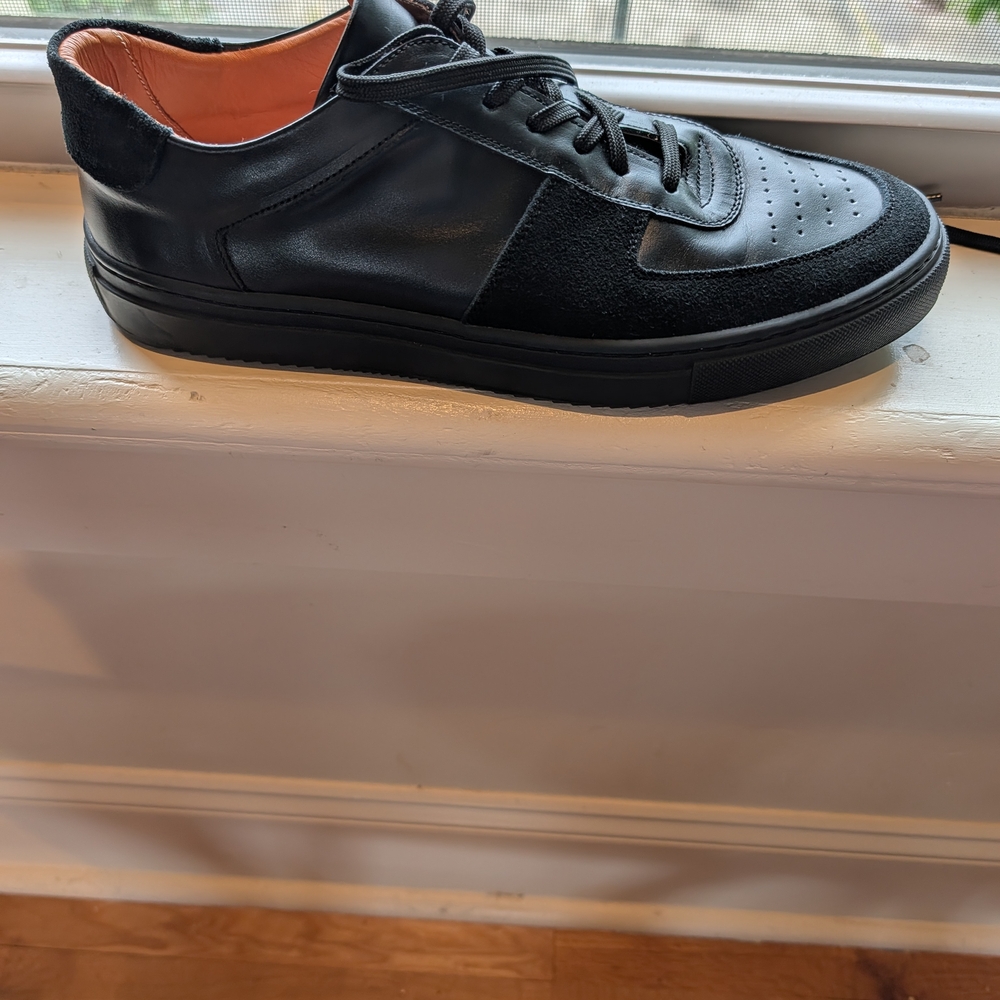 Beckett Simonon Garcia Men's Black Leather Low-Top Sneaker - Casual 9